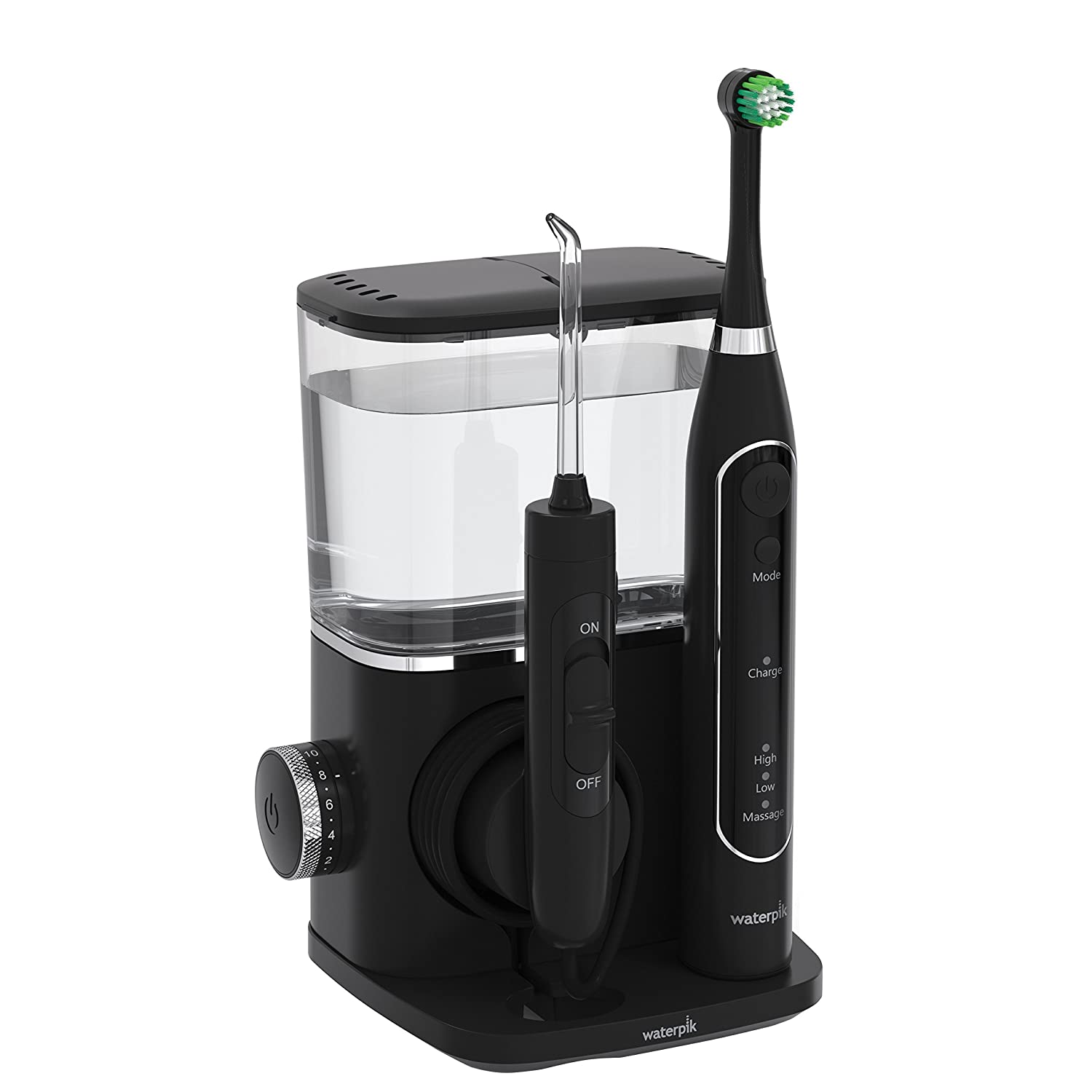 The Waterpik Sonic Fusion Toothbrush is a brush AND oral irrigator